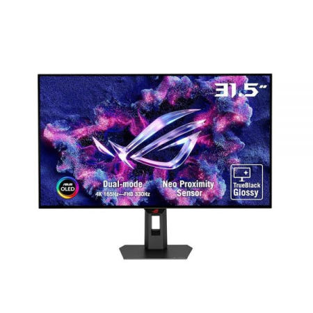에이수스 [해외]ASUS ROG Strix 32인치 4K OLED 게이밍 모니터 (XG32UCWG) - TrueBlack 광택 OLED, 듀얼 모드 (4K@165Hz, FHD@330Hz),