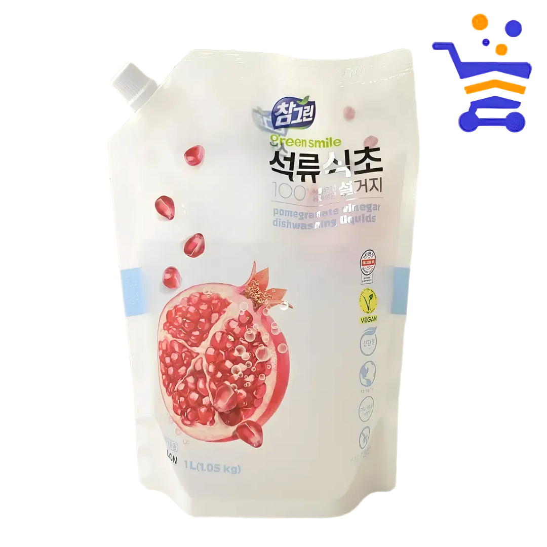 LO 참그린 석류식초 주방세제 1L 리필 (8799) - 상품 이미지