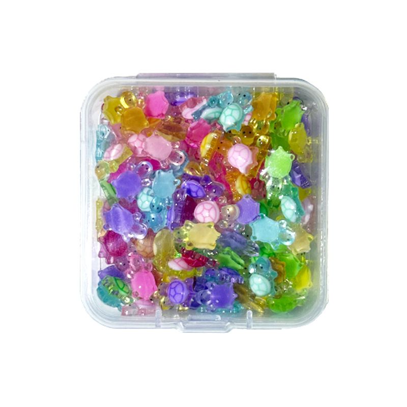 거북이 파츠 100개 미니 행운의 피규어 야광 이미지 2