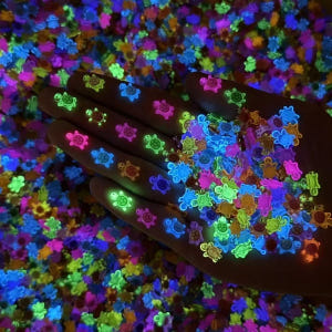 거북이 파츠 100개 미니 행운의 피규어 야광 실사용 후기 | 효과 있을까? - 상품 이미지 3