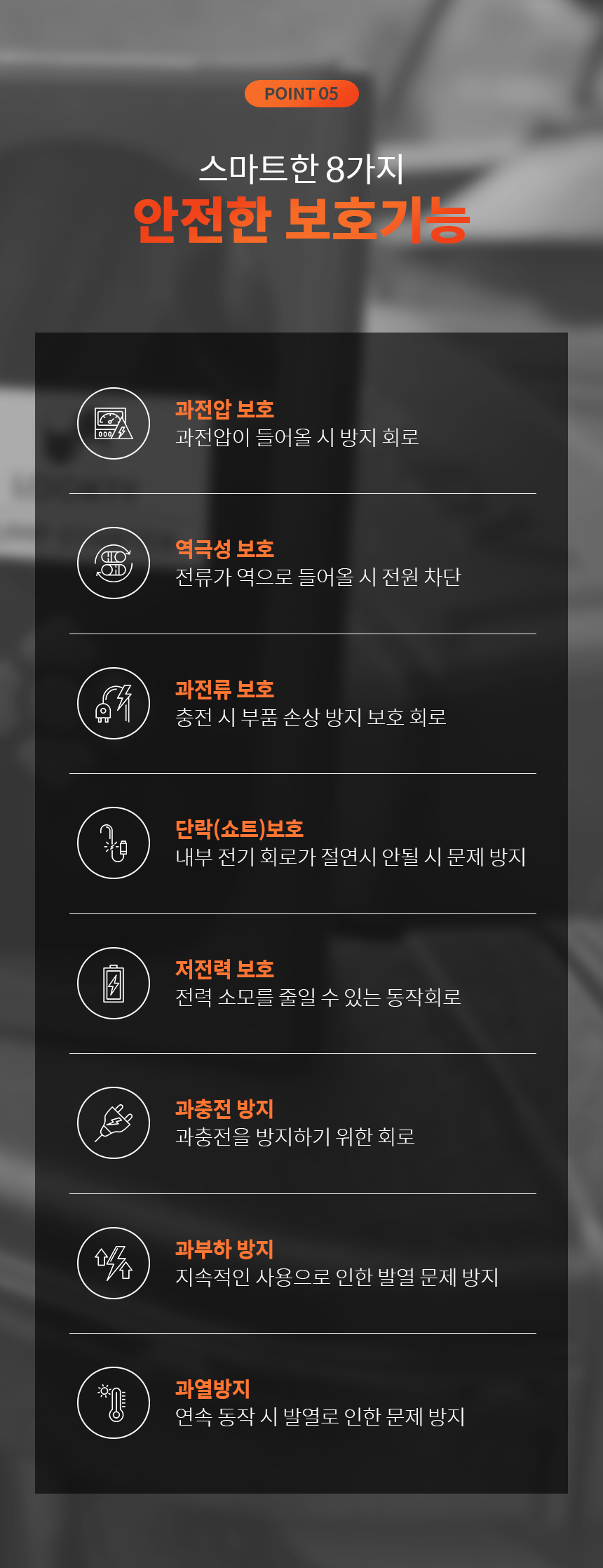 룩티 긴급시동 공기압 점프스타터 자동차 오토바이 보조배터리 12V