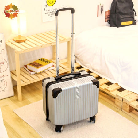 미니 캐리어 페이버릿 18형 실버 기내용 소형 여행 가방