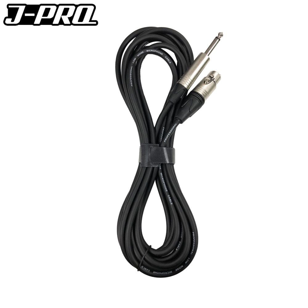 TXA-10M XLR 캐논암+55잭 TS 수 마이크 케이블 10M - 상품 이미지