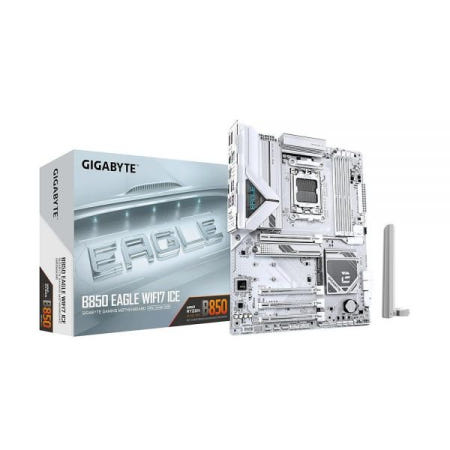 기가바이트 [해외]GIGABYTE B850 Eagle WIFI7 ICE AMD AM5 LGA 1718 마더보드, ATX, DDR5, 3X M.2, PCIe 5.0, USB-C, WIFI7,