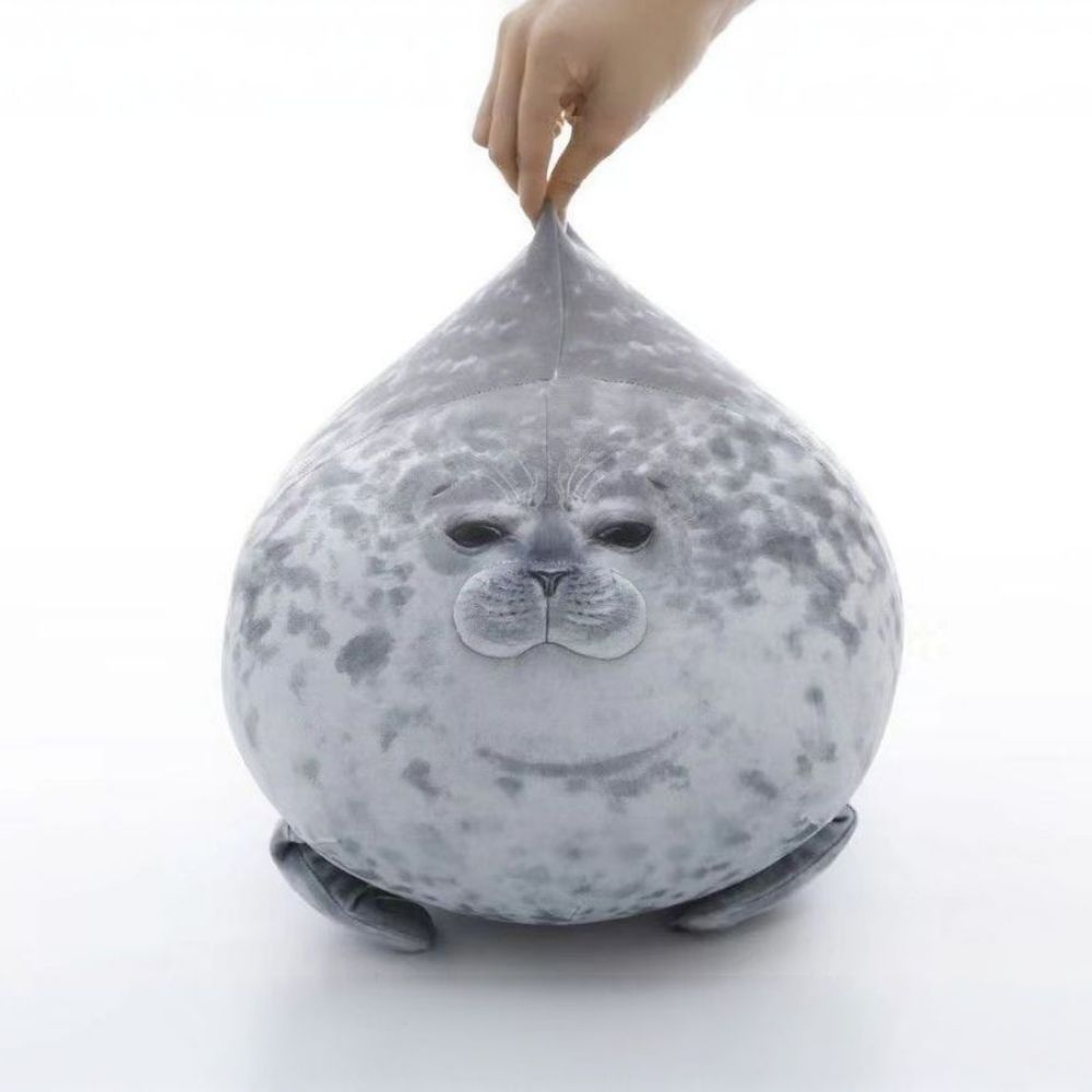 [KC인증] 빌리네집 하프 물범 인형 대형 봉제 힐링 애착 쿠션 30cm 40cm 60cm 이미지 7