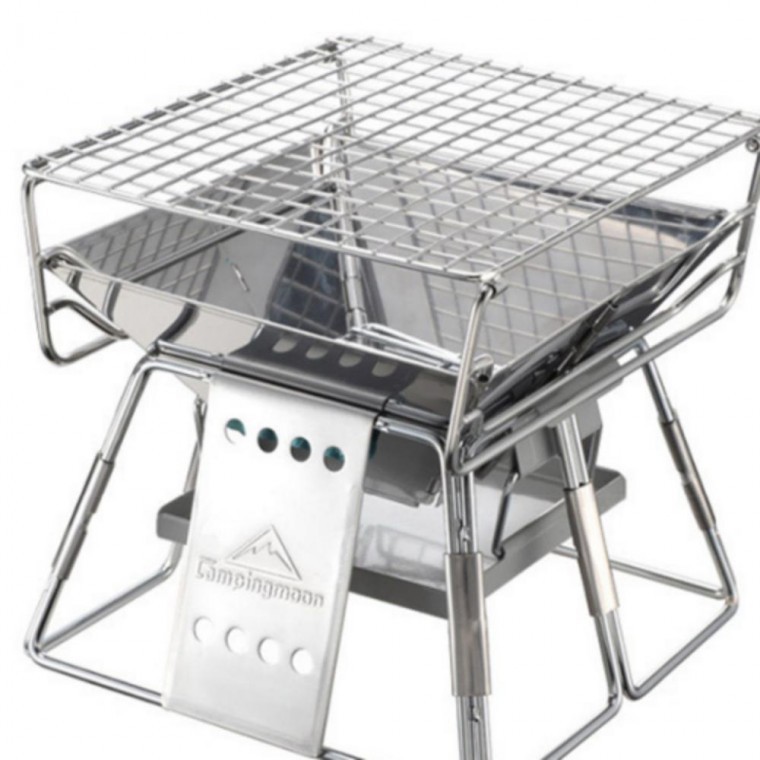 캠핑 숯불 석쇠 그릴 미니 화로대 불멍 난로