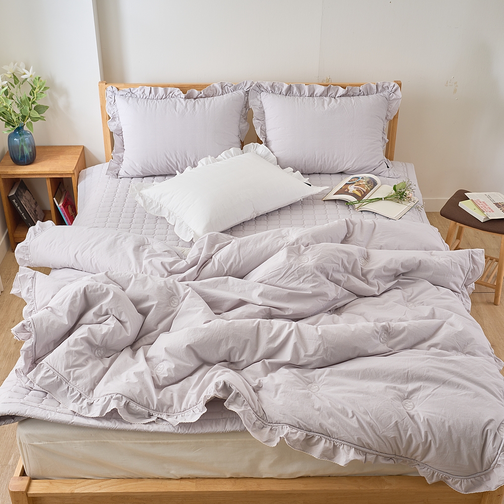 나라데코 프리미엄 고밀도 면 모달 프릴 간절기 차렵 이불 Q