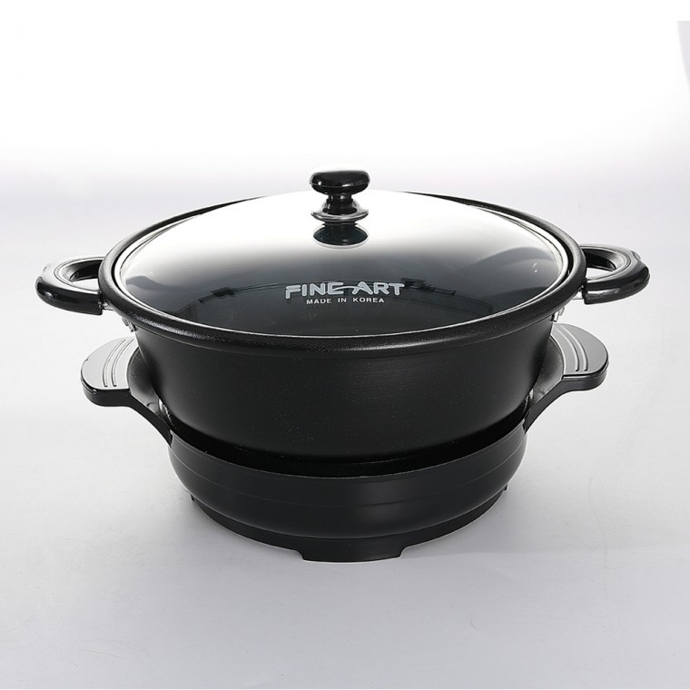 국산 분리형 전기쿠커 가정용 전기냄비 BR1200A 업소용 전기포트