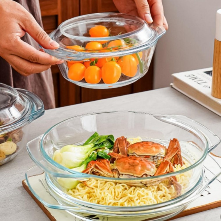 유리용기 계란찜 찜기 4size 주방용품 전자레인지 오븐 홈쿡용품 내열