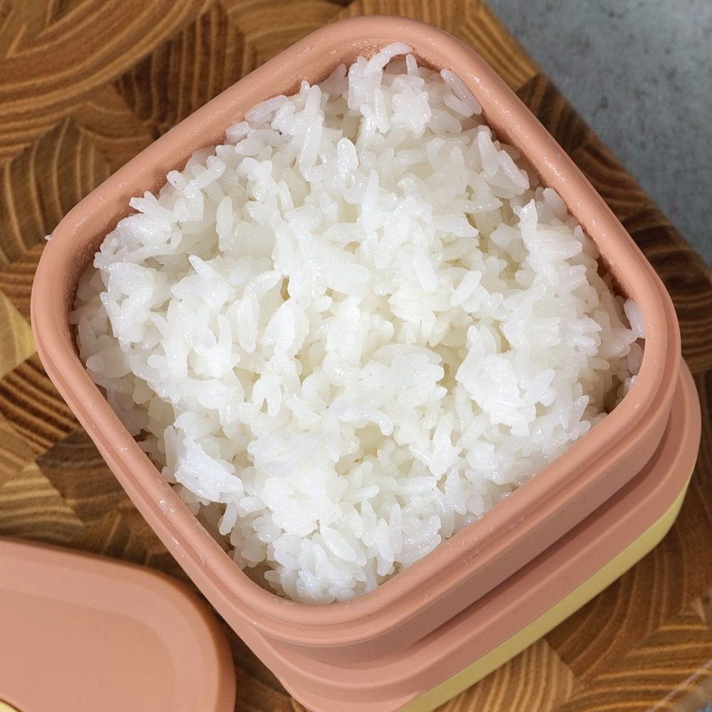 국산 실리콘 냉동밥 보관 용기 전자레인지 내열 밥팩 350ml, 그린2+피치2+버터2, 1개