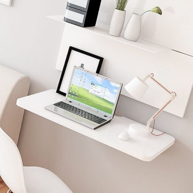 다용도 접이식 벽걸이 사이드 테이블 선반 식탁