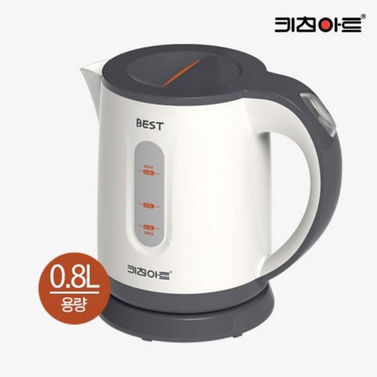 키친아트c08ws/0.8L 베스트 미니 무선 전기포트 귀여운 전기 주전자 커피포트 가정용