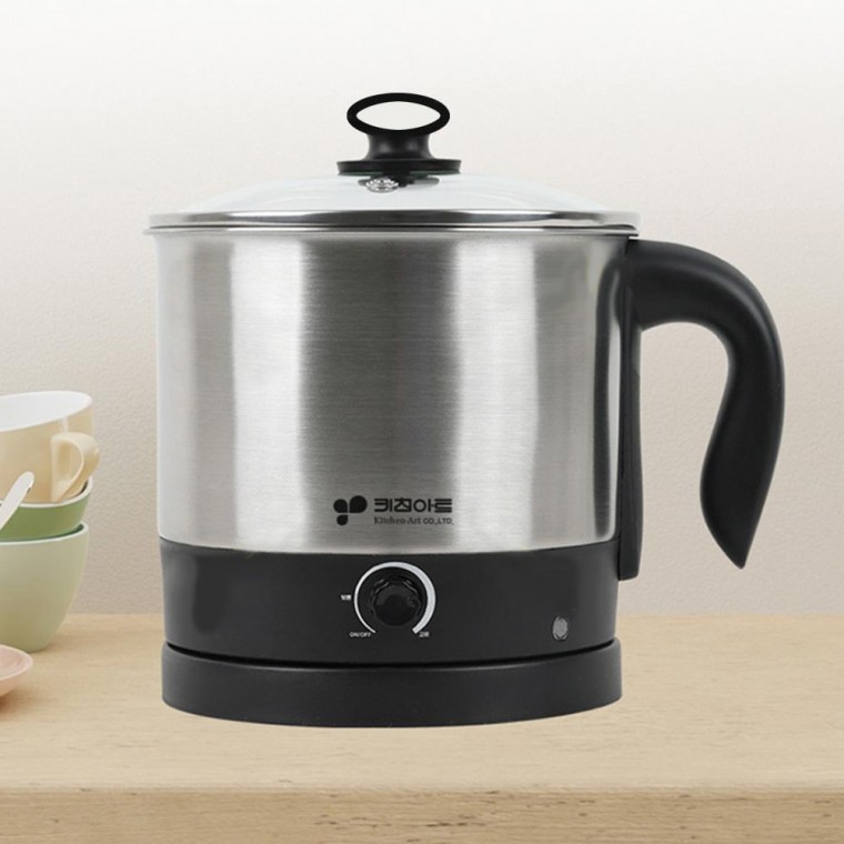 멀티포트 1.5L 전기 냄비 라면 쿠커 여행 자취용