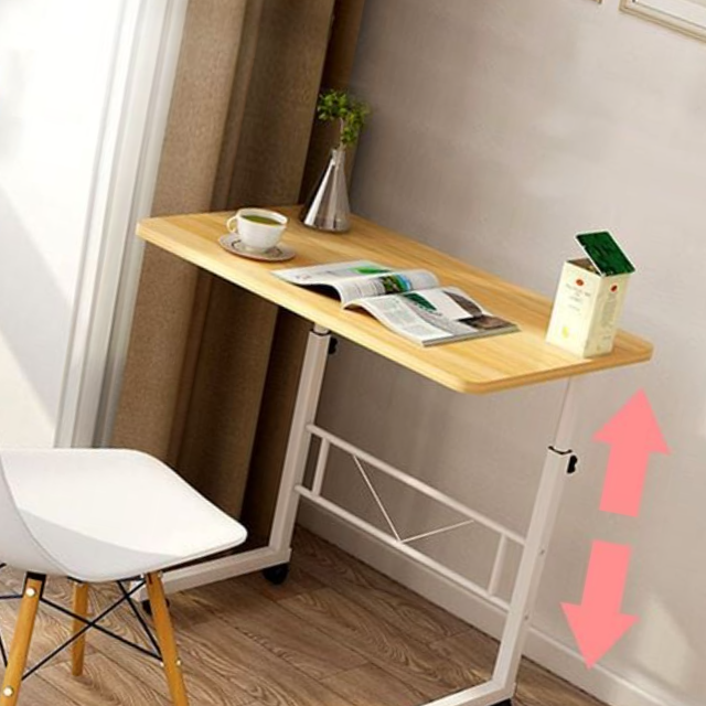 높이조절 사이드테이블 이동식 노트북식책상 쇼파침대