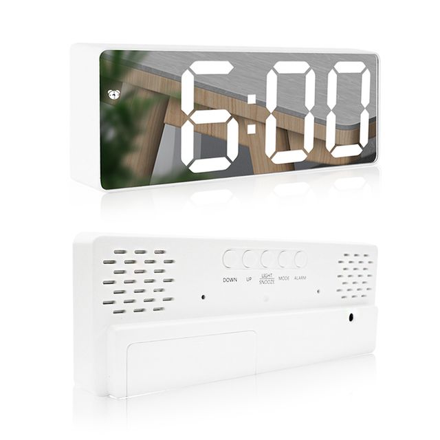 밝기조절 led탁상시계 전자시계 스탠드 무소음