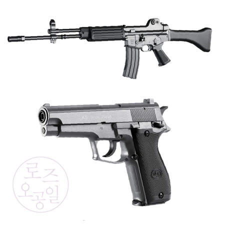 조조 비비탄 에어건 K2 K5 모델 장난감총 비비탄총