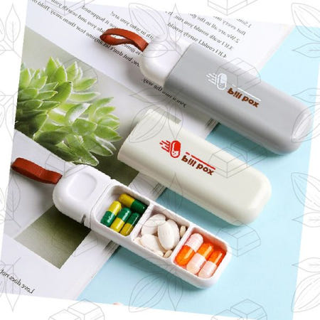 휴대용 약통 삼칸 알약케이스 약보관함 비타민통 관리 약수납 여행용 약품보관 의약품케이스