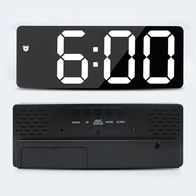 밝기조절 led탁상시계 전자시계 스탠드 무소음