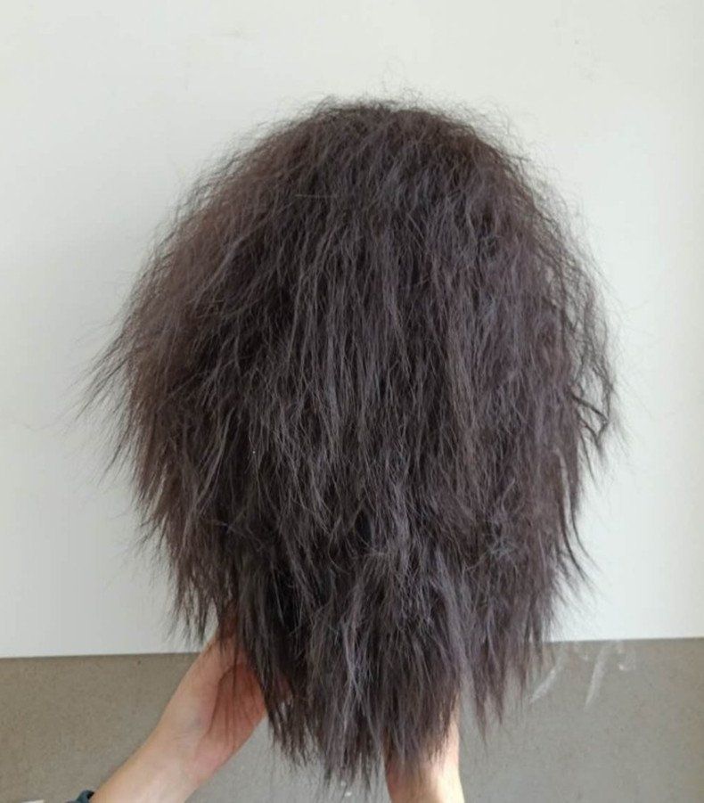 거지 죄수 연극 노숙자 폭탄 소품 머리 미치광이 노예 가발 헤어 공연 분장 무대 - 상세 이미지 4