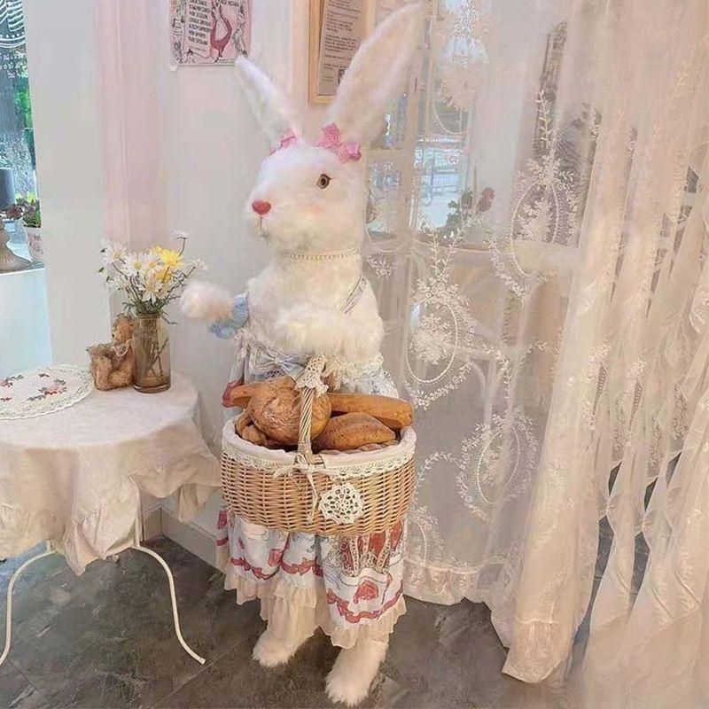 대형 조형물 장식 오브제 소품 야외 인테리어 포토존 조경 카페 토끼 마당 정원 장식품 - 상품 이미지