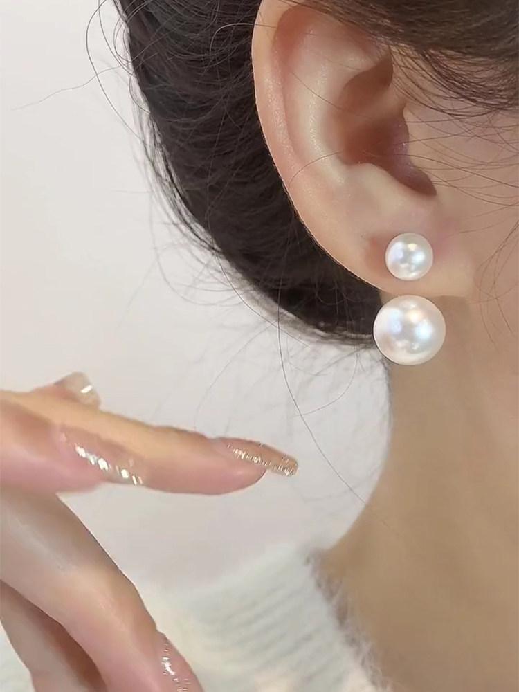 친밀한리플리 이승연 더블 진주 투웨이 귀걸이 공난숙 패션 - 상세 이미지 4
