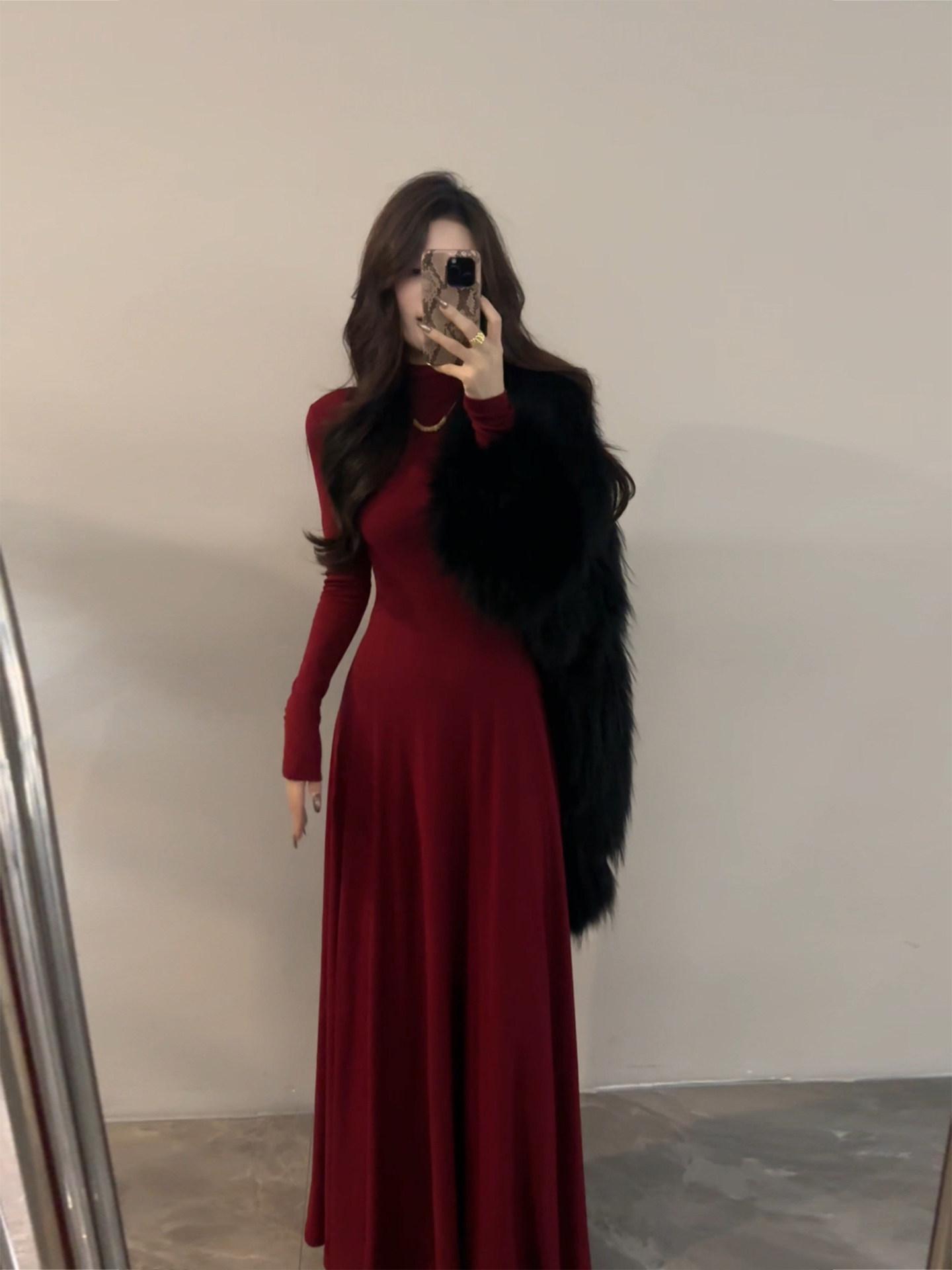 캐셔로 강한나 레드 원피스 드레스 빨강 의상 패션 - 상세 이미지 3