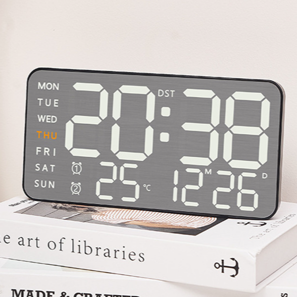 디지털 led 탁상 시계 인테리어 전자 탁상 시계 알람 온도