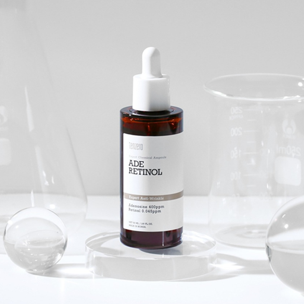 텐제로 프리미엄 아데노신 레티놀 앰플 주름 피부 탄력 미백 기능성 화장품 50ml, 3개 - 상세 이미지 5