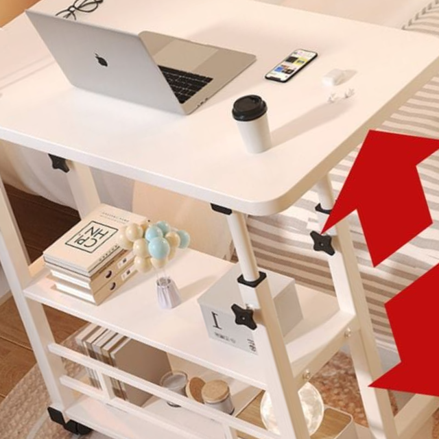 높이조절 사이드테이블 다용도 이동식 보조책상 협탁