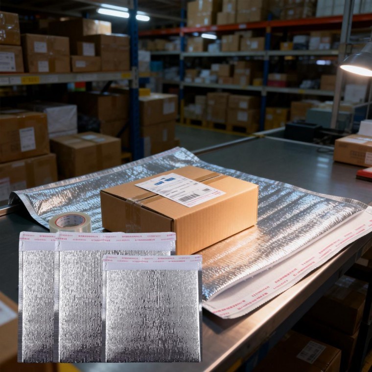 배달 휴대용 은박 보온 보냉팩 테이프형 도시락 캠핑