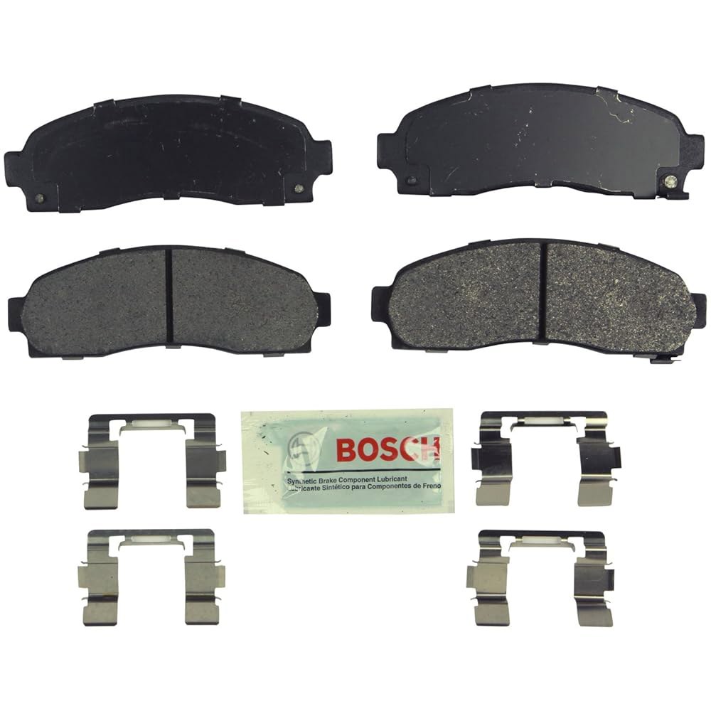 BOSCH BE913H 블루 세미 메탈릭 디스크 브레이크 패드 세트 - 일부 쉐보레 이쿼녹스, 폰티악 토렌트, 새턴 뷰, 프론트와 호환됩니다 - 상품 이미지