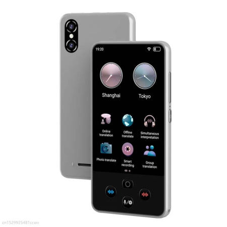 [Zbna][해외]S85 프로 휴대용 번역기 138개 실시간 언어 온라인 및 오프라인 4인치 스마트 음성 번역 외국 여행용 216888