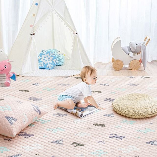 순면 이불 패드 거실 침실 면카페트 논슬립