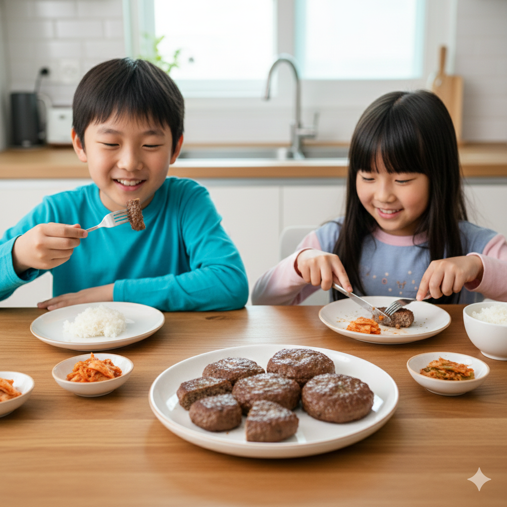 하우스팜 1+한우 100% 소고기 떡갈비 600g 2~3인분 햄버거 스테이크 - 상품 이미지