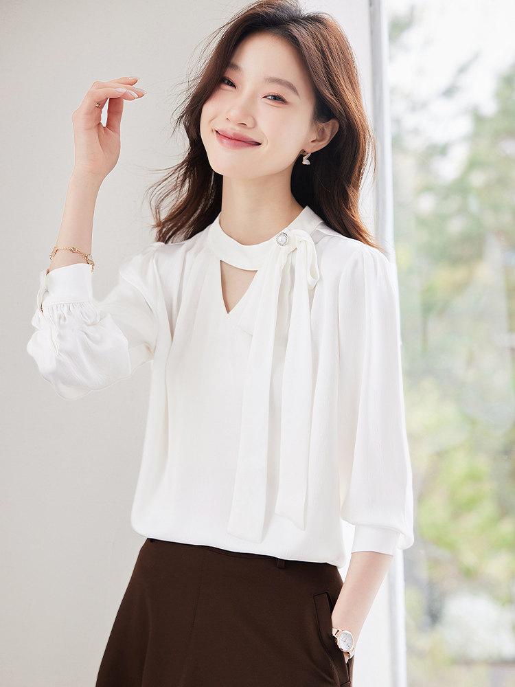 화려한날들 이태란 13회 블라우스 고성희 셔츠 스카프 - 상세 이미지 4