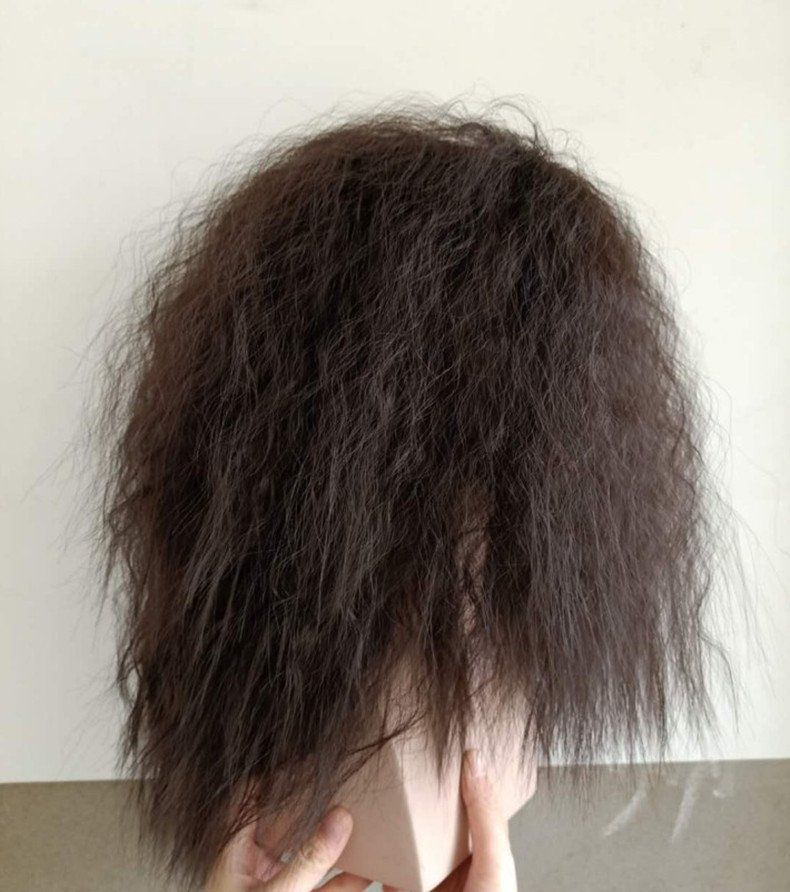 거지 죄수 연극 노숙자 폭탄 소품 머리 미치광이 노예 가발 헤어 공연 분장 무대 - 상세 이미지 3