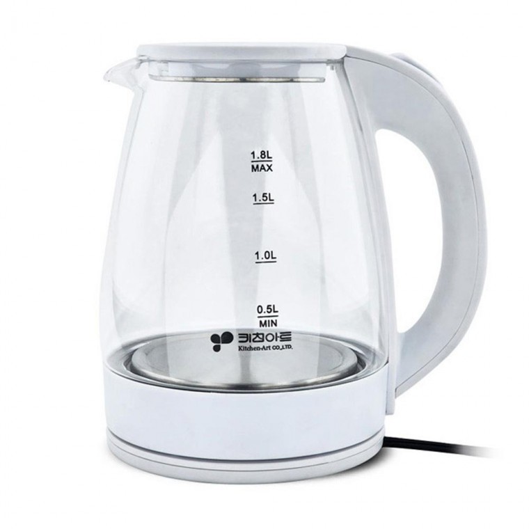 강화유리 전기 주전자 1.8L 무선 포트 티 전용 가정용 주방
