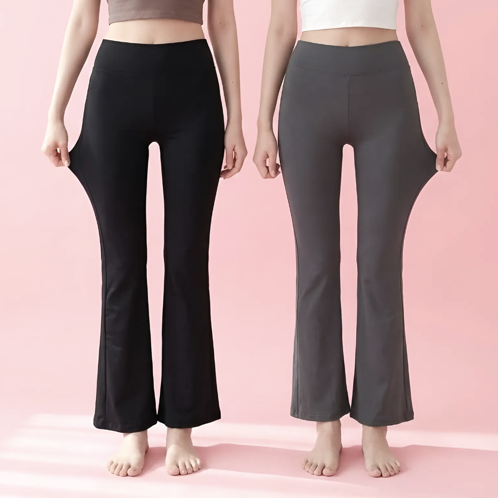 부츠컷 레깅스 나팔바지 하이웨스트 스판 슬랙스 팬츠 바디프리즘 제품 이미지