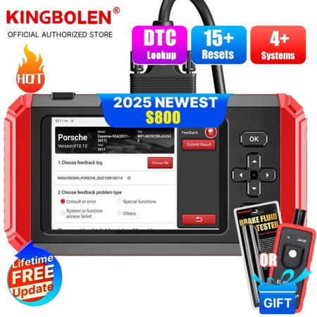 [해외]KINGBOLEN 자동차 진단 도구, 오일 브레이크 SAS ETS 리셋, 평생 무료 사용, S500, S600, S800, OBD2 스캐너, ABS 15 China Main