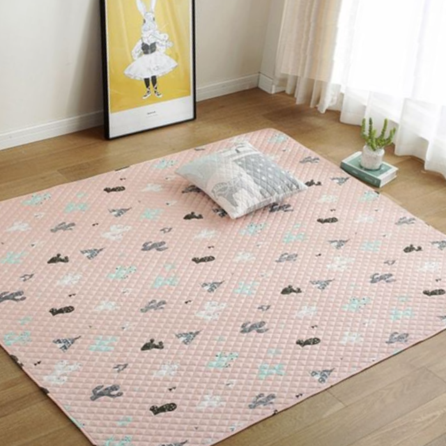 순면 이불 패드 거실 침실 면카페트 논슬립