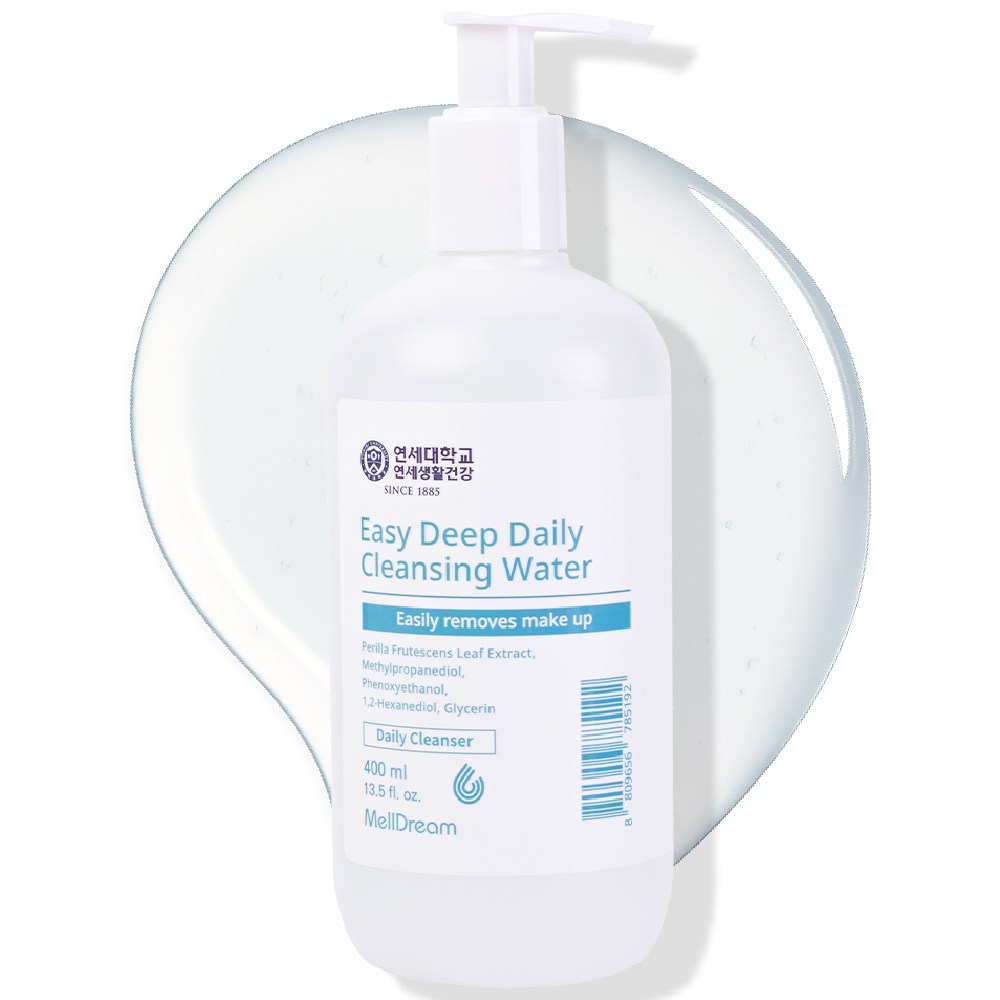 멜드림 저자극 데일리 노워시 딥 클렌징 워터 400ml - 상품 이미지