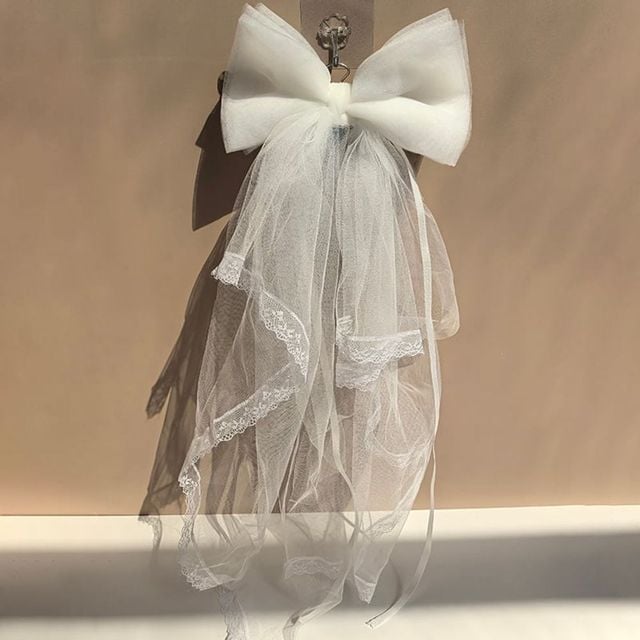 레이스 리본 커튼 타이백 2p 인테리어 장식 끈