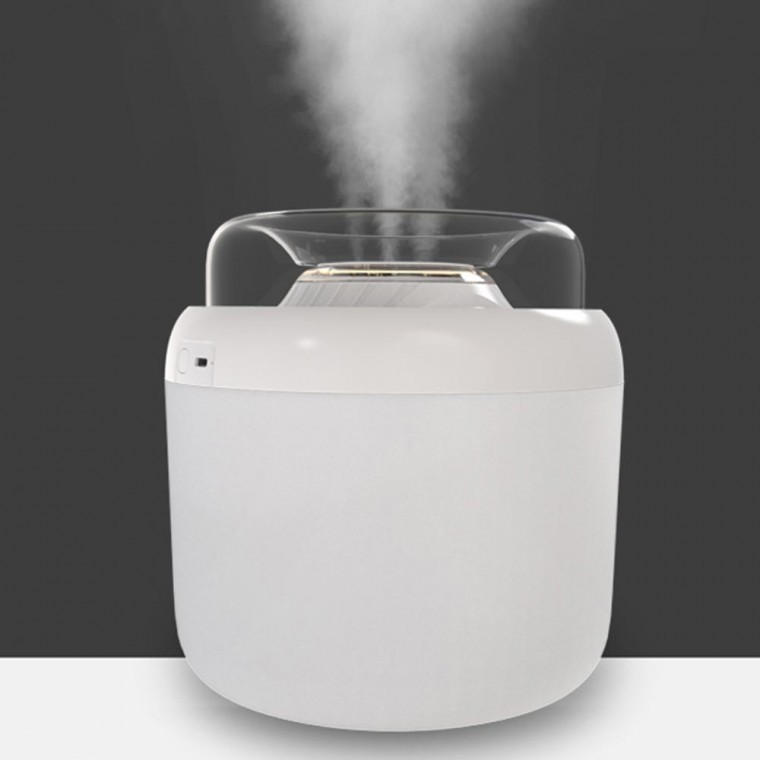 저소음 무선 초음파 가습기 통세척 무드등 사무실 탁상