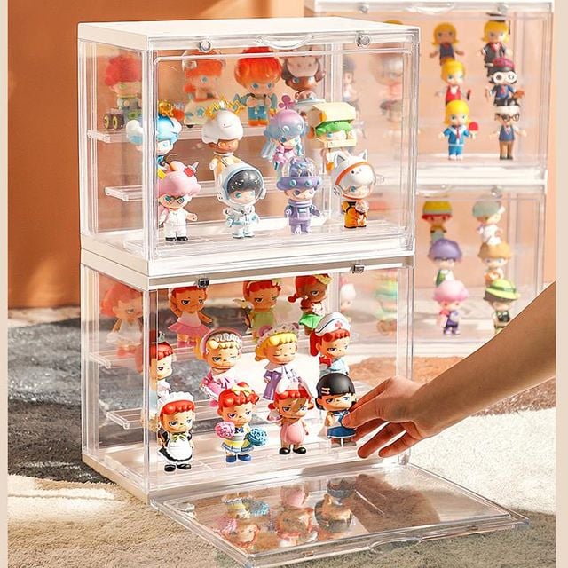 피규어 아크릴 진열 장식장 칸막이 투명 정리함