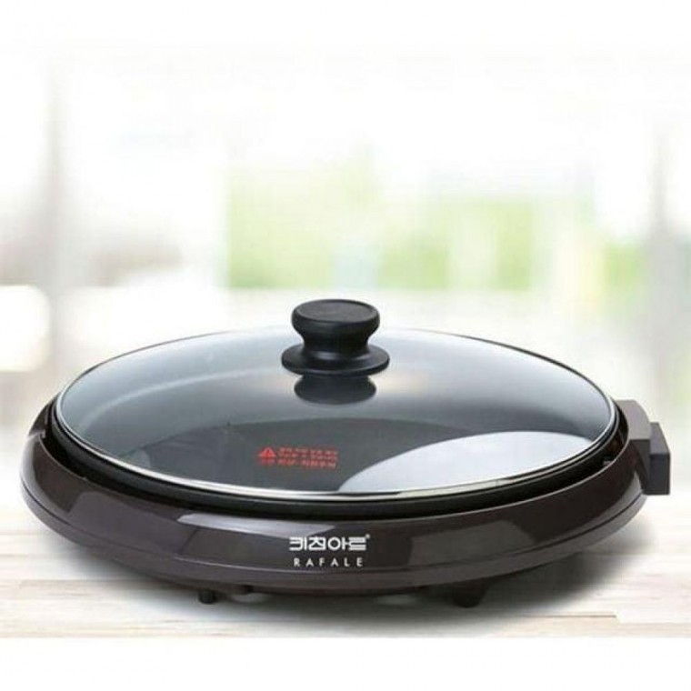 키친아트 전기 후라이팬 잔치팬 부침팬 구이팬 33cm