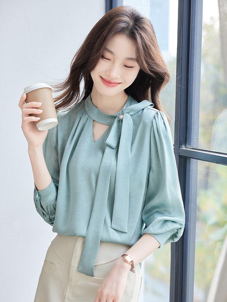 화려한날들 이태란 13회 블라우스 고성희 셔츠 스카프 - 상세 이미지 3