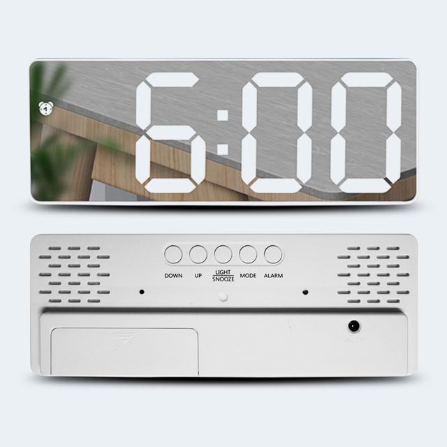 밝기조절 led탁상시계 전자시계 스탠드 무소음