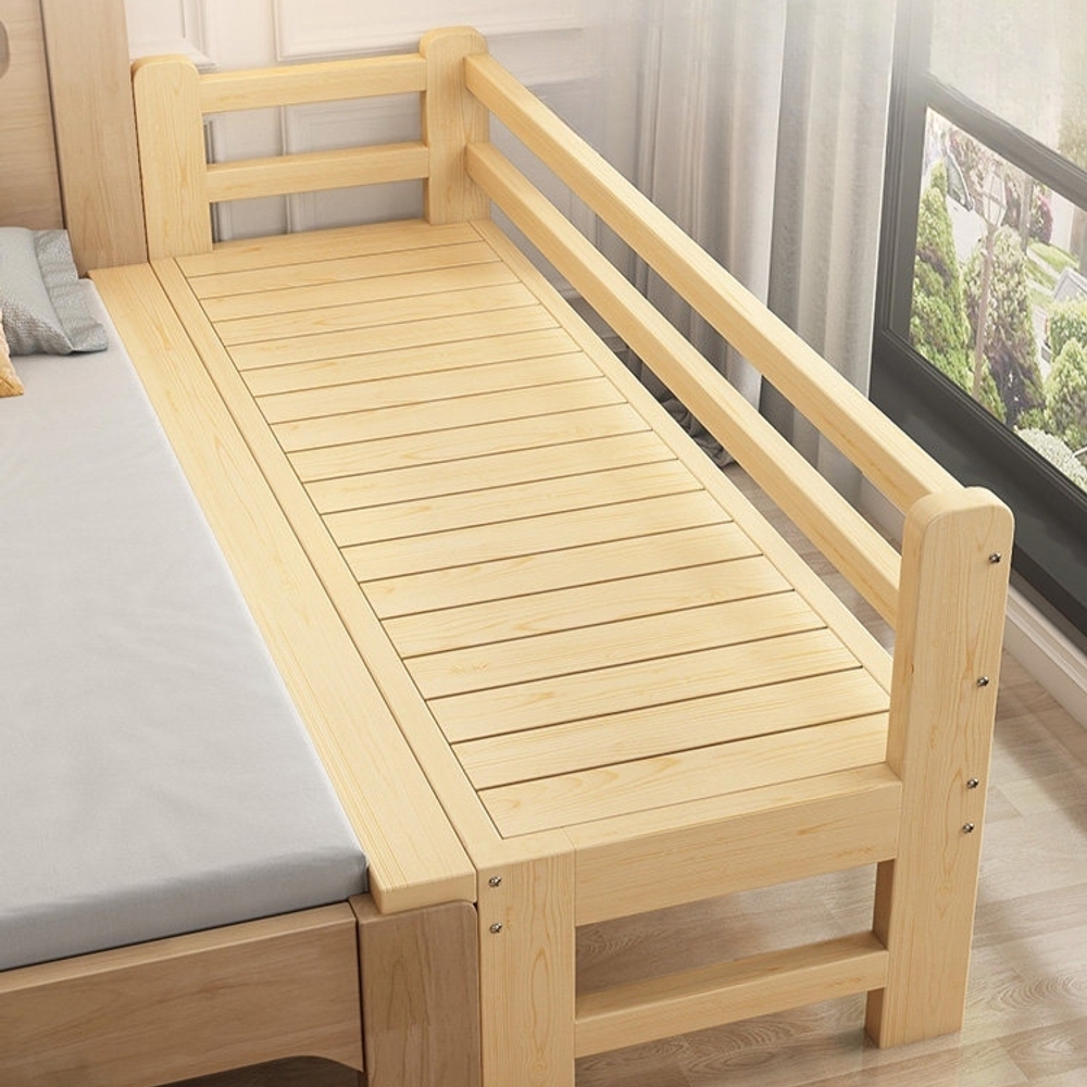 원목 침대가드 프레임 연장 안전바 테두리 사이드 고정대 평판형 150x30cm - 상세 이미지 4