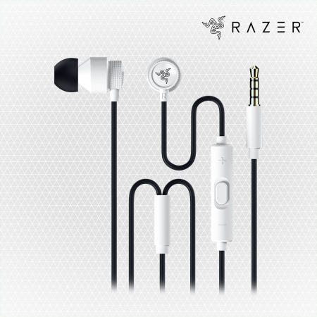 RAZER 레이저코리아 해머헤드 V3 화이트 유선 게이밍 이어폰 Razer hammerhead V3 white