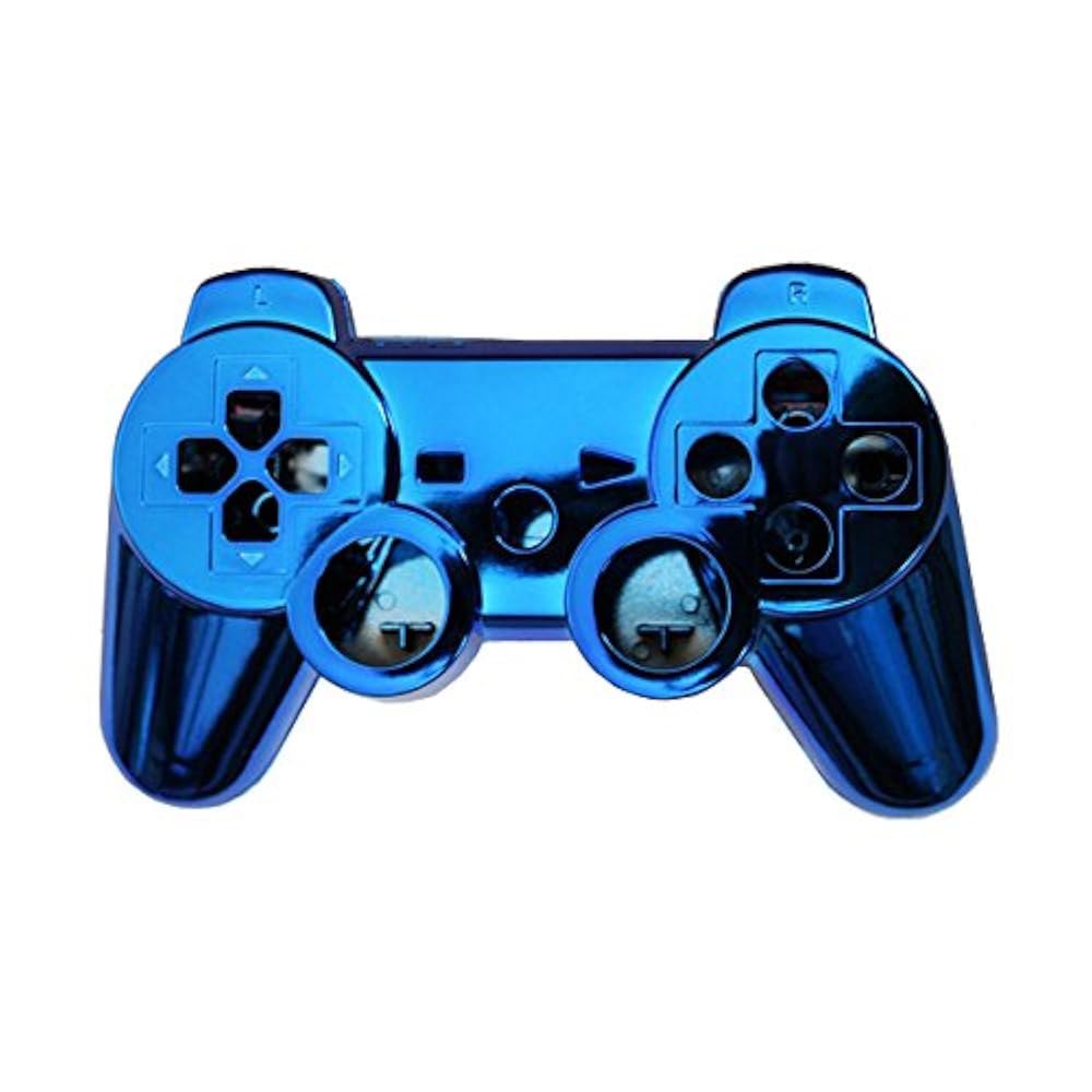 소니 플레이스테이션 3 PS3 무선 블루투스 컨트롤러 색상 블루용 OSTENT 풀 쉘 케이스 하우징 버튼 키트 - 상품 이미지